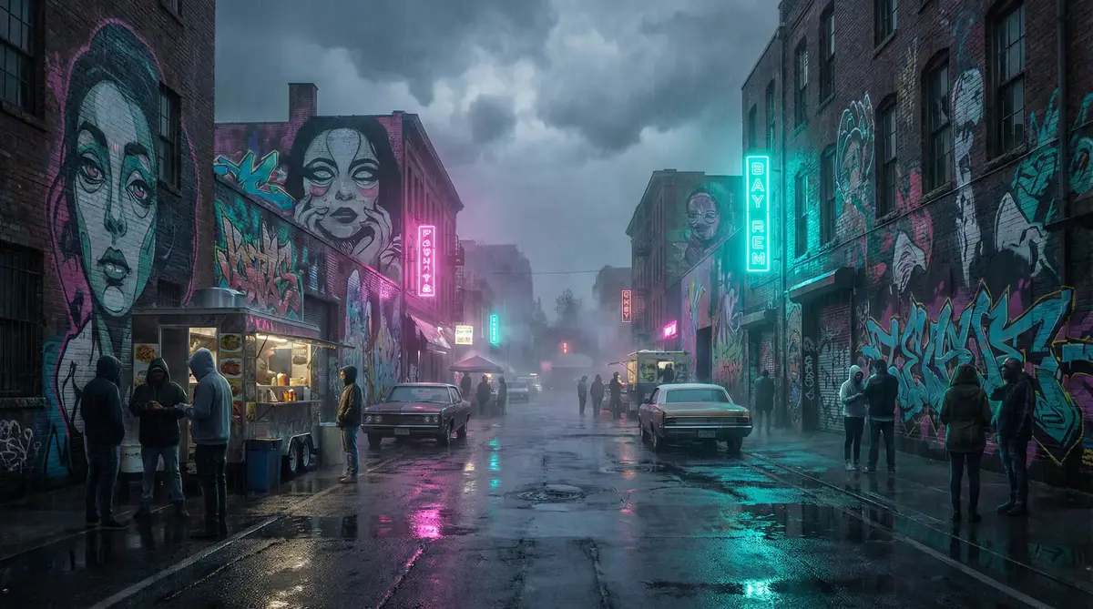 久章草这里只有精品 - 雨夜壁画街